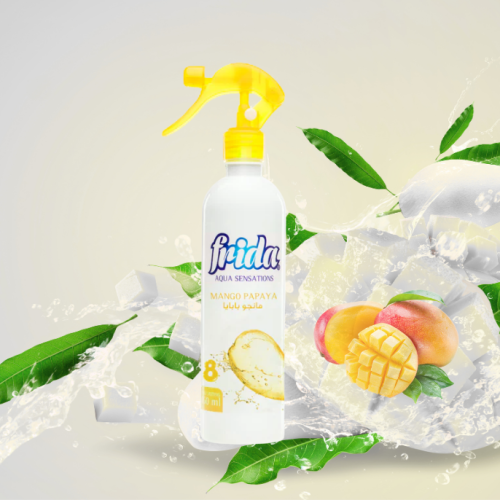 Frida MANGO PAPAYA Natural Air Freshener (460ml) Non-toxic Long Lasting مانجو