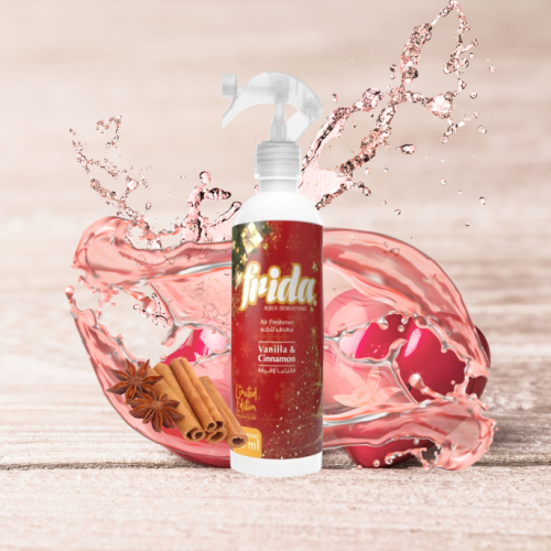 Frida Air fresheners (VANILLA & CINAMON) (480ML) Natural Long Lasting Freshness
