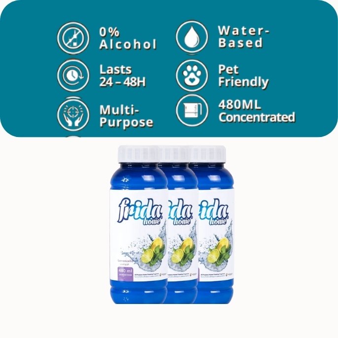 FRIDA All Purpose Home Cleaning and freshener – Lemoncello (480ml) - Image 2